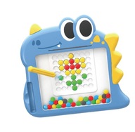 Magnetická mozaiková doska s gombíkmi MagPad Montessori magnetické bloky