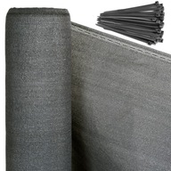 Silná maskovacia tieniaca sieť, 1,5x25 m, šedá Silná maskovacia tieniaca sieť, 1,5x25 m, šedá