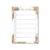 MAGNET a5 Bohemian Refrigerator Meal Planner MAGNET a5 Bohemian Refrigerator Meal Planner