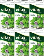 Vitax bylinkový čaj Bylinky mäta 20ks 1,5g x6