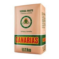 Yerba Mate Canarias Te Rojo y Centellas 1kg 1000g