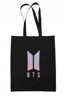 Kpop BTS Army Cotton Shopper taška cez rameno Módna čierna Kpop BTS Army Cotton Shopper taška cez rameno Módna čierna