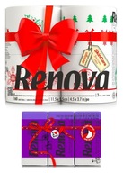 Vianočný toaletný papier Renova 4 ks + zdarma