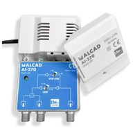 Anténny zosilňovač ALCAD AI-270 VHF/UHF LTE filter Anténny zosilňovač ALCAD AI-270 VHF/UHF LTE filter