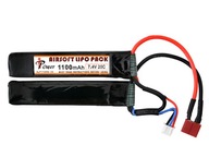 Nabíjacia batéria LiPo Li-Po 7,4v 1100mAh AK M4 Nabíjacia batéria LiPo Li-Po 7,4v 1100mAh AK M4