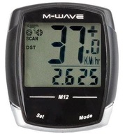 M-Wave M12 Drôtový cyklocomputer