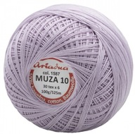 Cordonek Ariadna Muza 10 100g/525m farba 1587 Lavender Cordonek Ariadna Muza 10 100g/525m farba 1587 Lavender