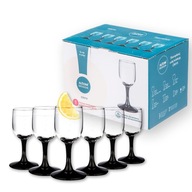 Sada pohárov na vodku Altom Design Onyx, čierne stopky, 35 ml, 6 kusov Sada pohárov na vodku Altom Design Onyx, čierne stopky, 35 ml, 6 kusov