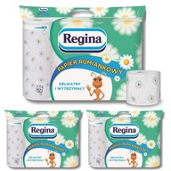 Regina Toaletný papier Hebký voňavý harmanček 3 vrstvy 12 kotúčov x3