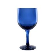 Veľké poháre na víno modrý krištáľ 2 ks