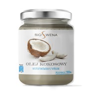 KOKOSOVÝ OLEJ 500ml NERAFINOVANÝ / PANENSKÝ BIOSWENA KOKOSOVÝ OLEJ 500ml NERAFINOVANÝ / PANENSKÝ BIOSWENA