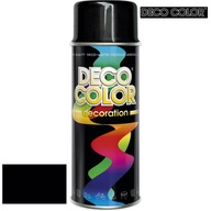 DECO COLOR FARBA V SPREJ ČIERNA RAL 9005 LESK