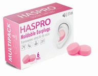 Haspro Univerzálne zátky do uší 6 párov