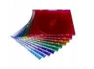 CD boxy x 1 SLIM na farebné disky, 20 ks CD boxy x 1 SLIM na farebné disky, 20 ks