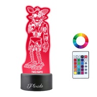 3D LED nočná lampa Fnaf Foxy Name Darček 3D LED nočná lampa Fnaf Foxy Name Darček