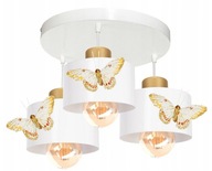 MOTYLEK LOFT GOLD 3 detské závesné svietidlo MOTYLEK LOFT GOLD 3 detské závesné svietidlo