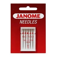 Janome textilné ihly s veľkým kovovým okom (5x80) 130/705h Janome textilné ihly s veľkým kovovým okom (5x80) 130/705h