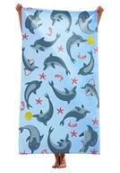 Plážová osuška Dolphin základ z mikrovlákna Plážová osuška Dolphin základ z mikrovlákna