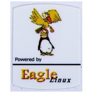Nálepka Powered by Linux Eagle 19 x 24 mm Nálepka Powered by Linux Eagle 19 x 24 mm
