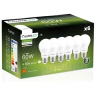 6x E27 LED žiarovka 8W = 60W 806lm 4000K NEUTRAL PREMIUM EMC2 LUMILED 6x E27 LED žiarovka 8W = 60W 806lm 4000K NEUTRAL PREMIUM EMC2 LUMILED