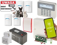 Káblový alarm SATEL Perfecta 64-M 4x BOSCH detektory odolné voči zvieratám