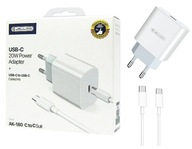 20W SIEŤOVÁ NABÍJAČKA USB C + KÁBEL pre iPhone 15 20W SIEŤOVÁ NABÍJAČKA USB C + KÁBEL pre iPhone 15