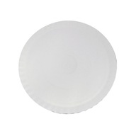Veľký biely okrúhly papierový tanier 35cm 100ks Veľký biely okrúhly papierový tanier 35cm 100ks