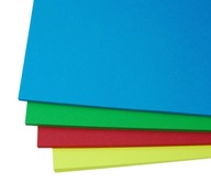 Farebný papier A4, 120g, intenzívny mix, 100 listov