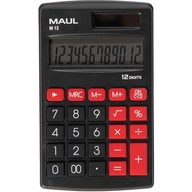 Vrecková kalkulačka M12 12-miestna čierna 726