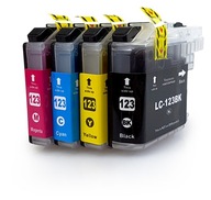 4x atramentová kazeta pre tlačiareň BROTHER DCP-J132W DCP-J152W 4x atramentová kazeta pre tlačiareň BROTHER DCP-J132W DCP-J152W