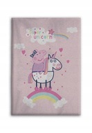 PEPPA PIG PEPA UNICORN FLEECE DEKA 100x140