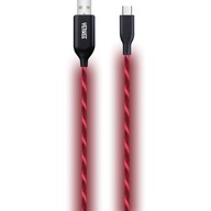 Yenkee YCU 341 RD USB LED nabíjací kábel Yenkee YCU 341 RD USB LED nabíjací kábel