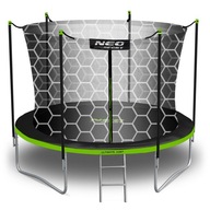 Záhradná trampolína 8 stôp/252 cm s vnútornou sieťou a rebríkom Neo-Sport Záhradná trampolína 8 stôp/252 cm s vnútornou sieťou a rebríkom Neo-Sport