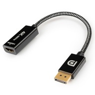 Display Port DP na HDMI pozlátený 4K adaptér Display Port DP na HDMI pozlátený 4K adaptér