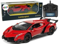 Športové auto R/C 1:24 Lamborghini Veneno červené Športové auto R/C 1:24 Lamborghini Veneno červené
