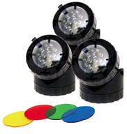 Trojitý LED reflektor 3x1,6W