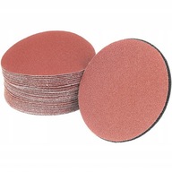 100ks BRÚSNY PAPIER KOTÚČ NA VELCRO 150mm P60 BRÚSENIE DO BRÚSKY