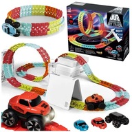 Flexibilná XXL autodráha LED Car Rim Car Set 196 EL Flexibilná XXL autodráha LED Car Rim Car Set 196 EL