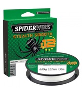 SPIDERWIRE STEALTH SMOOTH 12 WEAVE TRANSLUCENT 0,06mm 150m