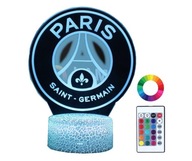 PARÍŽ PSG DETSKÁ NOČNÁ LAMPA NA STOL, 3D LED PARÍŽ PSG DETSKÁ NOČNÁ LAMPA NA STOL, 3D LED
