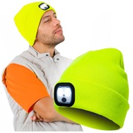 Neónový reflexný klobúčik S LED BATERKOU NABÍJANÝ Z USB TEPLEJ ČIAPKY Webski Neónový reflexný klobúčik S LED BATERKOU NABÍJANÝ Z USB TEPLEJ ČIAPKY Webski
