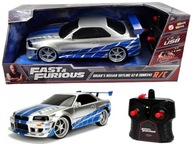 Nissan Skyline GT-R 2,4 GHz 1:16 Jada RC diaľkové ovládanie Fast & Furious Nissan Skyline GT-R 2,4 GHz 1:16 Jada RC diaľkové ovládanie Fast & Furious