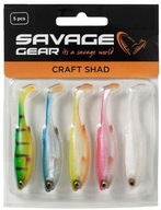 Sada gúm Savage Gear Craft Shad Dark Water 8,8 cm