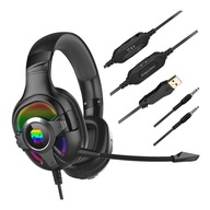 Warrior LED RGB herné slúchadlá s mikrofónom Warrior LED RGB herné slúchadlá s mikrofónom