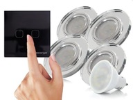 HALOGÉNOVÁ SADA 4x LED PÁS + DVOJITÝ SPÍNAČ HALOGÉNOVÁ SADA 4x LED PÁS + DVOJITÝ SPÍNAČ