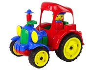 Traktor Traktor Poľnohospodárske vozidlo Poľnohospodárska figúrka Gumové kolesá Veľká hračka