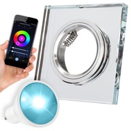 MALÉ SKLENENÉ LED LAMPA PRE ZAVESENÉ STROPNÉ RGB WIFI ŽIAROVKY MALÉ SKLENENÉ LED LAMPA PRE ZAVESENÉ STROPNÉ RGB WIFI ŽIAROVKY