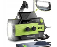 Solárne núdzové rádio Feegar AM FM SOS PB 4000mAh Solárne núdzové rádio Feegar AM FM SOS PB 4000mAh