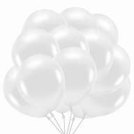 EKO balóny, biela metalíza, 26 cm, 100 ks, ekologické, biologicky odbúrateľné EKO balóny, biela metalíza, 26 cm, 100 ks, ekologické, biologicky odbúrateľné