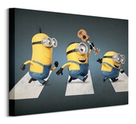 Minions Abbey Road Bob Kevin Obrazové plátno 50x40cm Minions Abbey Road Bob Kevin Obrazové plátno 50x40cm